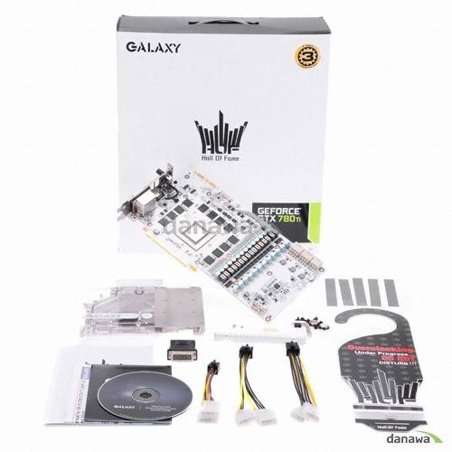 갤럭시 지포스 GTX780 Ti Hall Of Fame V20 D5 3GB Water Block_이미지