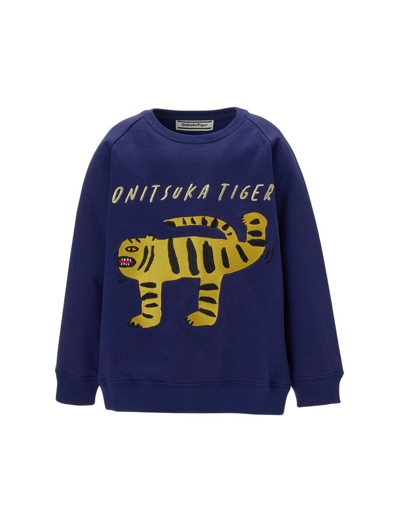 ONITSUKA TIGER KIDS 키즈 호랑이 그래픽 맨투맨 2184A266_400 743180