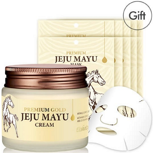 엘리샤코이 프리미엄 골드 제주 마유 크림+마스크 11종 세트_이미지