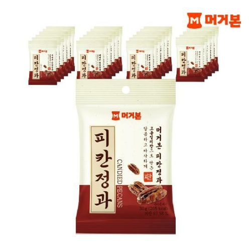 머거본 피칸정과 30g (24개)_이미지
