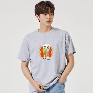  키밍 맥주 술 혼술 그래픽 캐쥬얼 반팔티 W7DF6E9