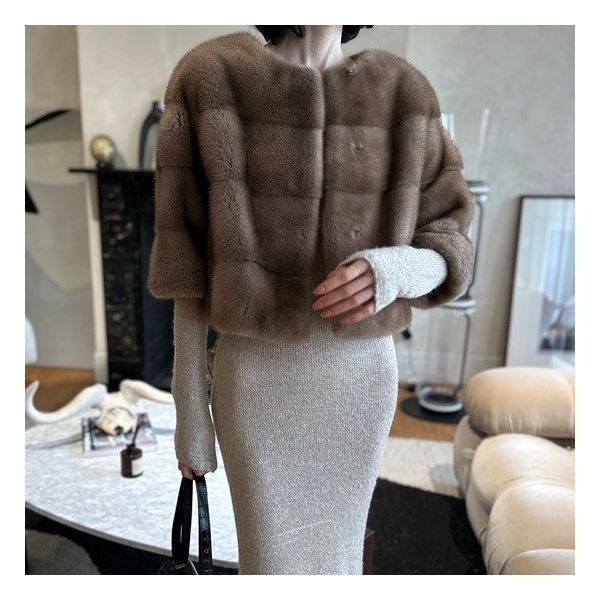 알테스 숏밍크 5부자켓 A105 파스텔 173339