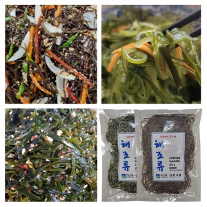 삼화 완도산 햇 미역줄기 꼬시래기 채다시마 최고의 영양반찬 염장미역줄기 200g (10개)