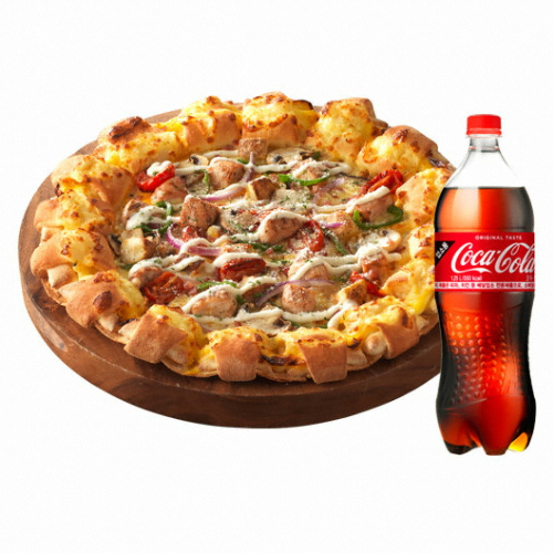 도미노피자 ㅤ치즈케이크롤L (+콜라1.25L)_이미지