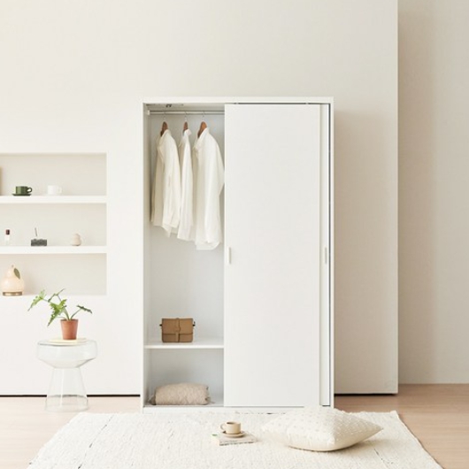 빅 풀 슬라이딩 행거형 옷장 1200