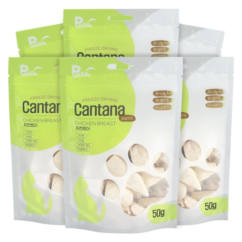 펫라이프 칸타나 동결건조 치킨 텐더 50g (6개)