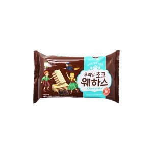 우리밀 초코 웨하스 80g_이미지