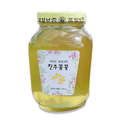 지리산 청정지역 진주꽃꿀 아카시아 2.4kg 1개