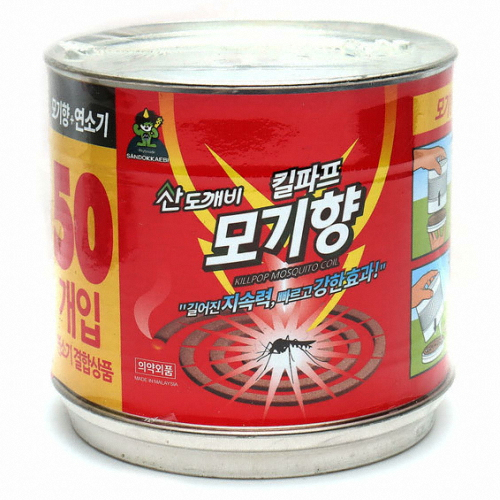 산도깨비 킬파프 모기향 50개 (1팩(50개))_이미지
