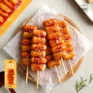 닭신 저당 닭가슴살 현미 소떡소떡 30팩 / 국내산 현미떡