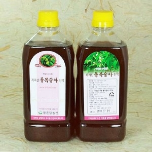 청운당농산 개복숭아 발효액 2병/ 액기스 효소no 개복숭아즙 원액