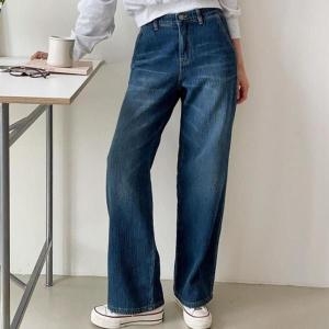 스타일 데일리 기본 여성 30대 몸매 청일자바지 WFKKU1C