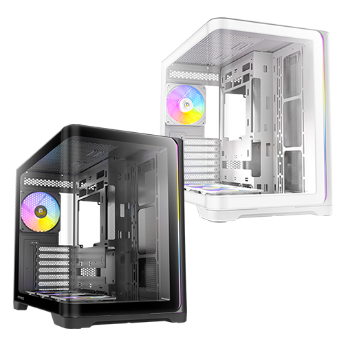 Antec C5 MESH CURVE ARGB BTF (화이트)