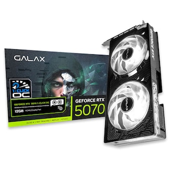 갤럭시 GALAX 지포스 <b>RTX</b> 5070 BLACK OC D7 12GB