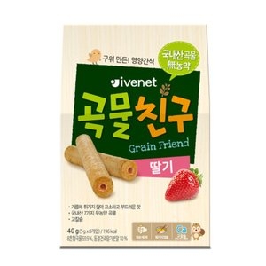아이배냇 곡물친구 딸기 40g (2개)_이미지