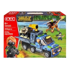 구디 블록 다이노 수송대작전 396pcs/블럭/블럭놀이/블록놀이/블럭세트/블록세트/자동차블럭/자동차장난감