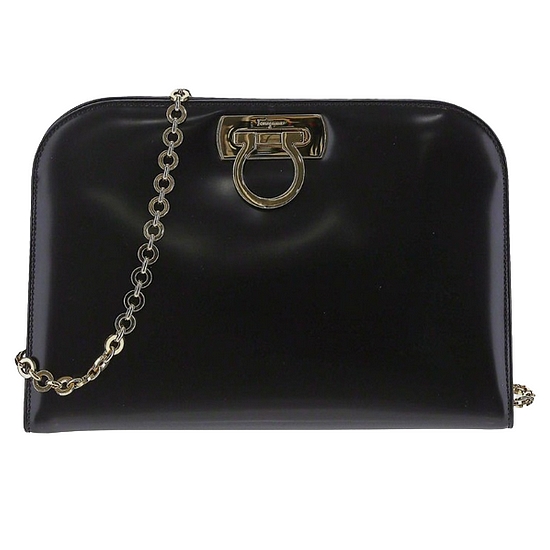 살바토레페라가모 페라가모 간치니 체인 숄더백 210587560469 NERO