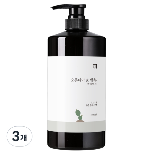 살림백서 오푼티아&밤부 바디워시 유칼립투스향 1000ml