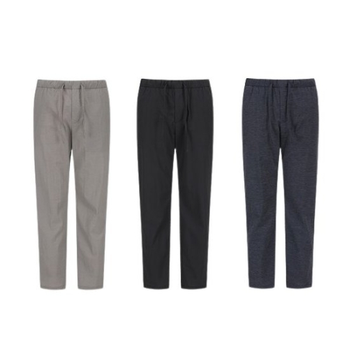 에디션앤드지 2025 신상 프리미엄 린넨혼방 사방스판 풀밴딩 이지팬츠 NEF2PP1926 GB7