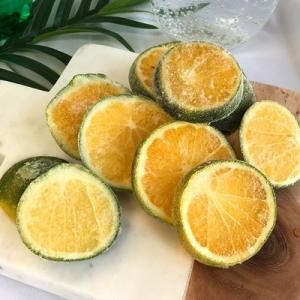 제주 풋귤 청귤 슬라이스 냉동 1개 4kg