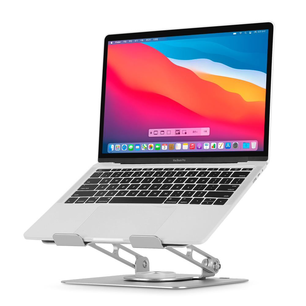 레벤트 NC360 회전 알루미늄 노트북 거치대_이미지