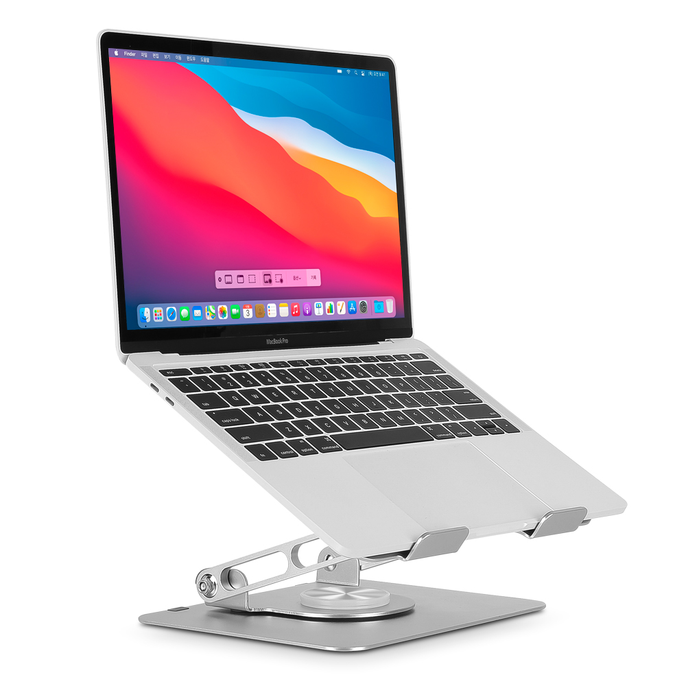 레벤트 NC360 회전 알루미늄 노트북 거치대_이미지