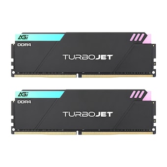 AGI <b>DDR4</b>-3600 CL18 TURBOJET UD848 RGB BLACK 서린
