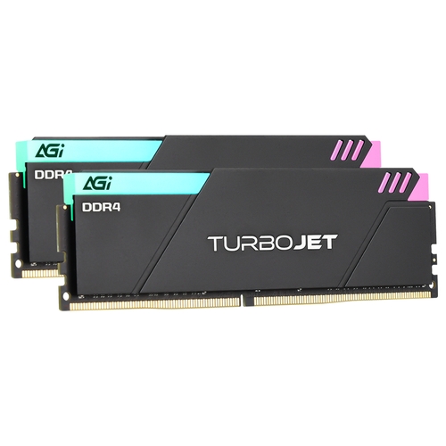 AGI DDR4-3600 CL18 TURBOJET UD848 RGB BLACK 서린 (32GB(16Gx2))_이미지
