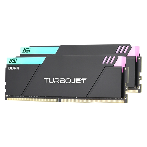 AGI DDR4-3600 CL18 TURBOJET UD848 RGB BLACK 서린 (32GB(16Gx2))_이미지