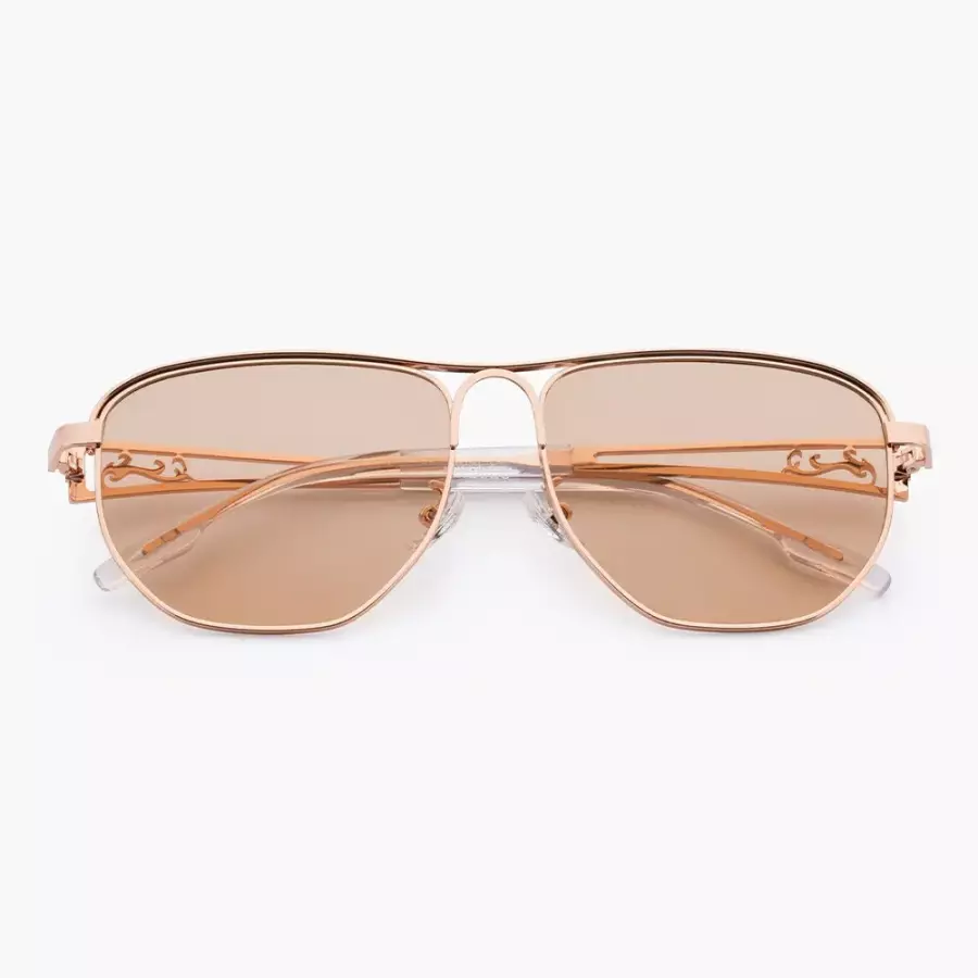 리끌로우 남녀공용 스테인리스 선글라스 VEIL ROSE BROWN