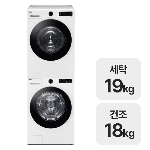 LG전자 트롬 오브제컬렉션 FG19WN + RG18WN