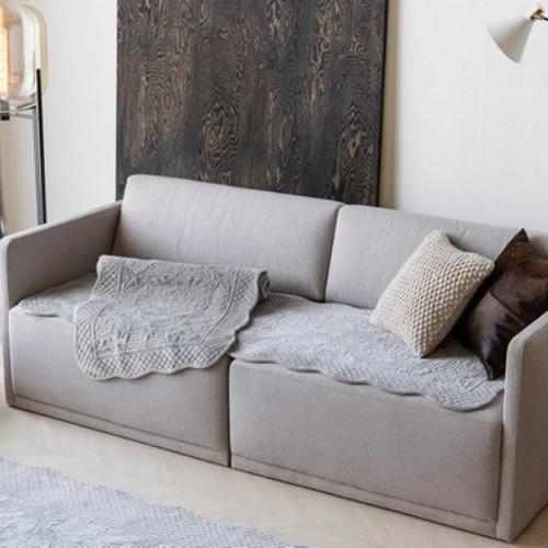 클라라 워싱 극세사 소파패드 3인용