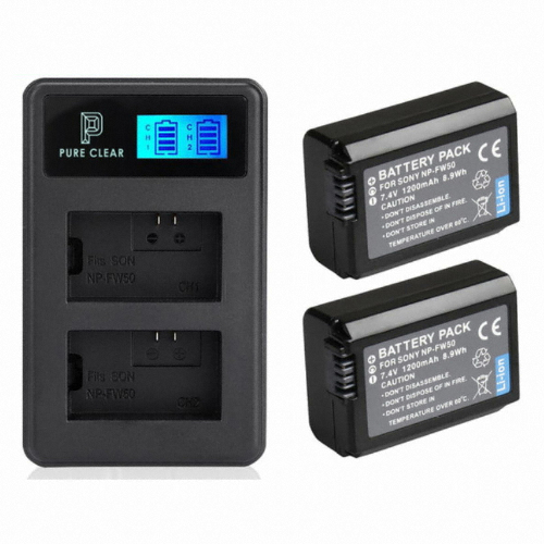 퓨어클리어 SONY NP-FW50 호환 LCD 듀얼 충전키트
