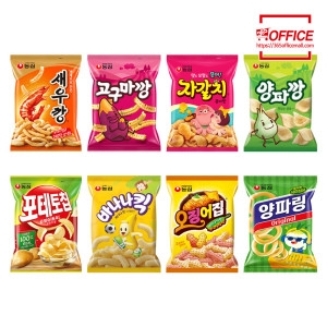 농심 과자 바삭바삭봉지과자꾸러미세트 8종x2개_이미지