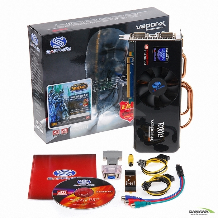 SAPPHIRE 라데온 HD 4870 TOXIC OC 512MB Vapor-X 이엠텍_이미지