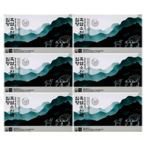 토음바이오 지니트레저 김오곤 원장의 흑염소진액 침향 70ml 30포 (6개)