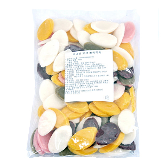 청명엔터프라이즈 오색 떡국떡 500g (1개)