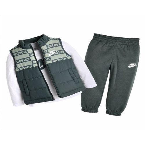 플레이키즈프로 키즈 에센셜 상하복 세트 +패딩 조끼, 티셔츠, 팬츠 세트 A243ST874P