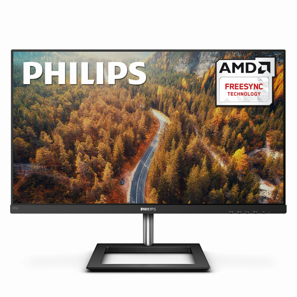 필립스 271E1 프리싱크 75 시력보호 제로베젤 무결점