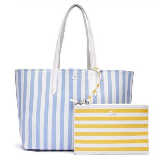 동일드방레 라코스테 안나 시즈널 가로형 라지 쇼퍼백 NF3425A51G G53