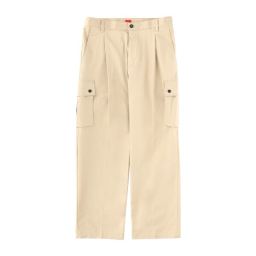 휴고보스 베이지 코튼 스트레이트 카고 팬츠 50553180 10276