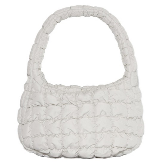 COS 퀼티드 미니백 구름백 (라이트그레이)