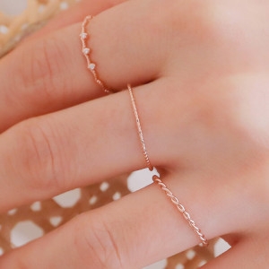 헤스티아 핸드메이드+쇼핑백/Fortuna/ Lexie 925 Silver Ring RR-60292