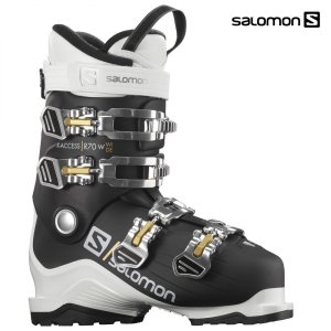 살로몬  X-ACCESS R70W BLACK/WHITE/GOLDEN GLAW