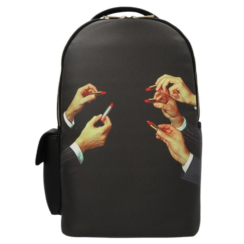 셀레티 SELETTI Regimeenta Shit Seenta x Toiletpaper backpack Black 02352U_이미지
