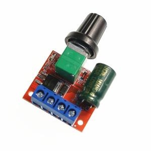 퀵실버 DC 모터 속도 컨트롤러 모듈 5V 12V 24V 미니 PWM 모터 속도 조절기 12V24V 가변 속도 조절기