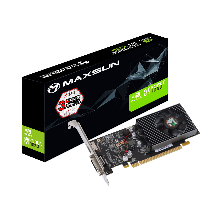 MAXSUN 지포스 GT1030 파워해머 D5 2GB_이미지