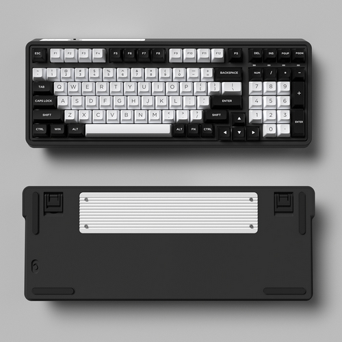 FL-ESPORTS CMK99 유무선 기계식 모노크롬 (GOLD PINK V2)_이미지