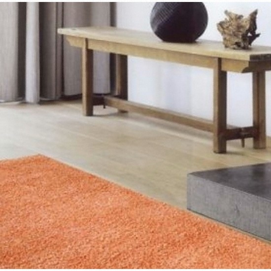 한빛카페트 더블유 샤이니샤기 orange 카페트 (150x100cm)_이미지
