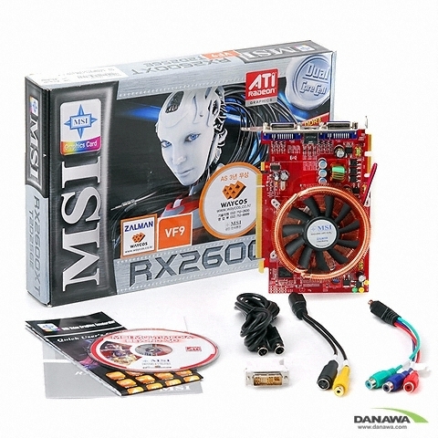 MSI 라데온HD 2600XT RX2600XT-T2D256E 256MB VF9_이미지